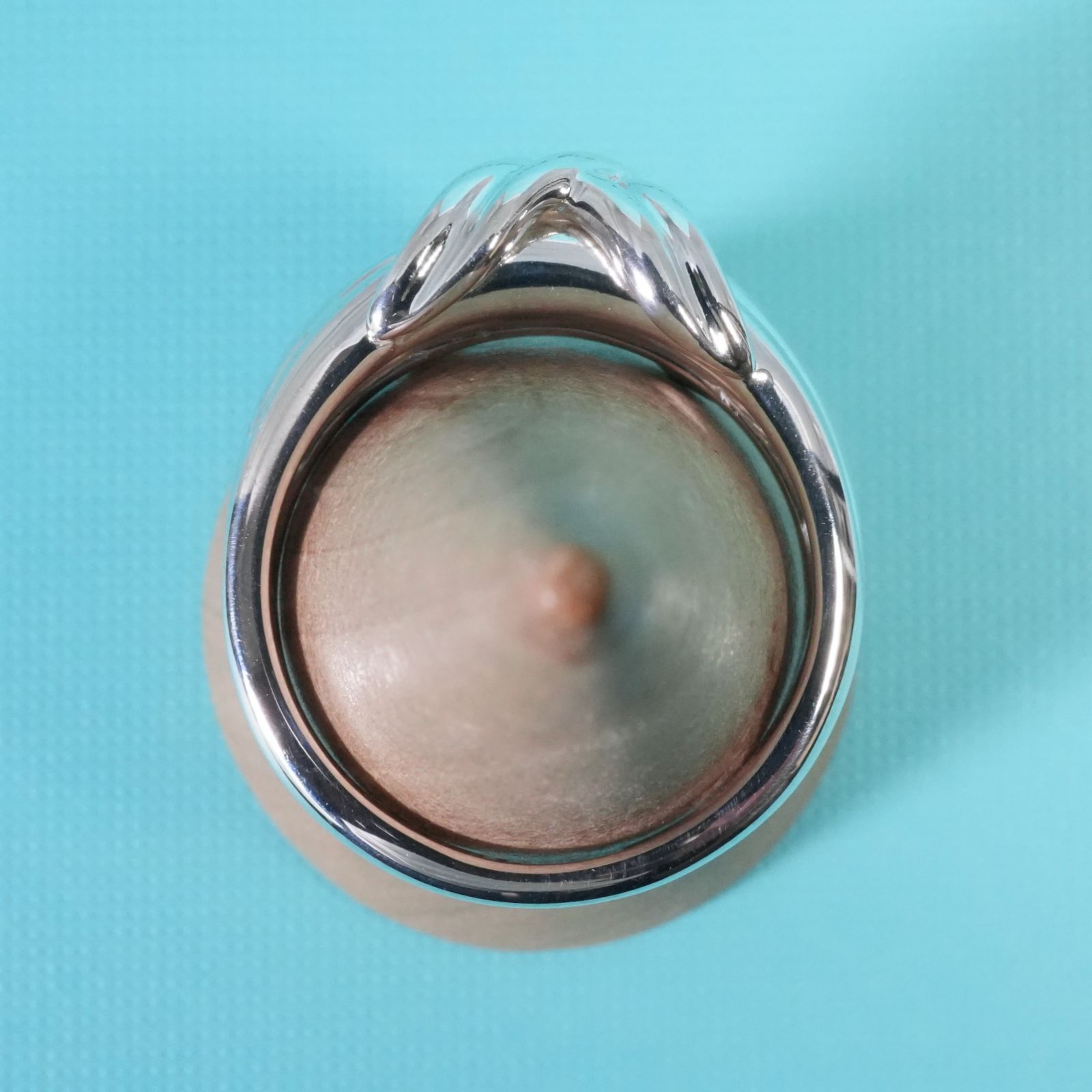 極美品11号ティファニー シグネチャー クロス シルバー リング/25-3006