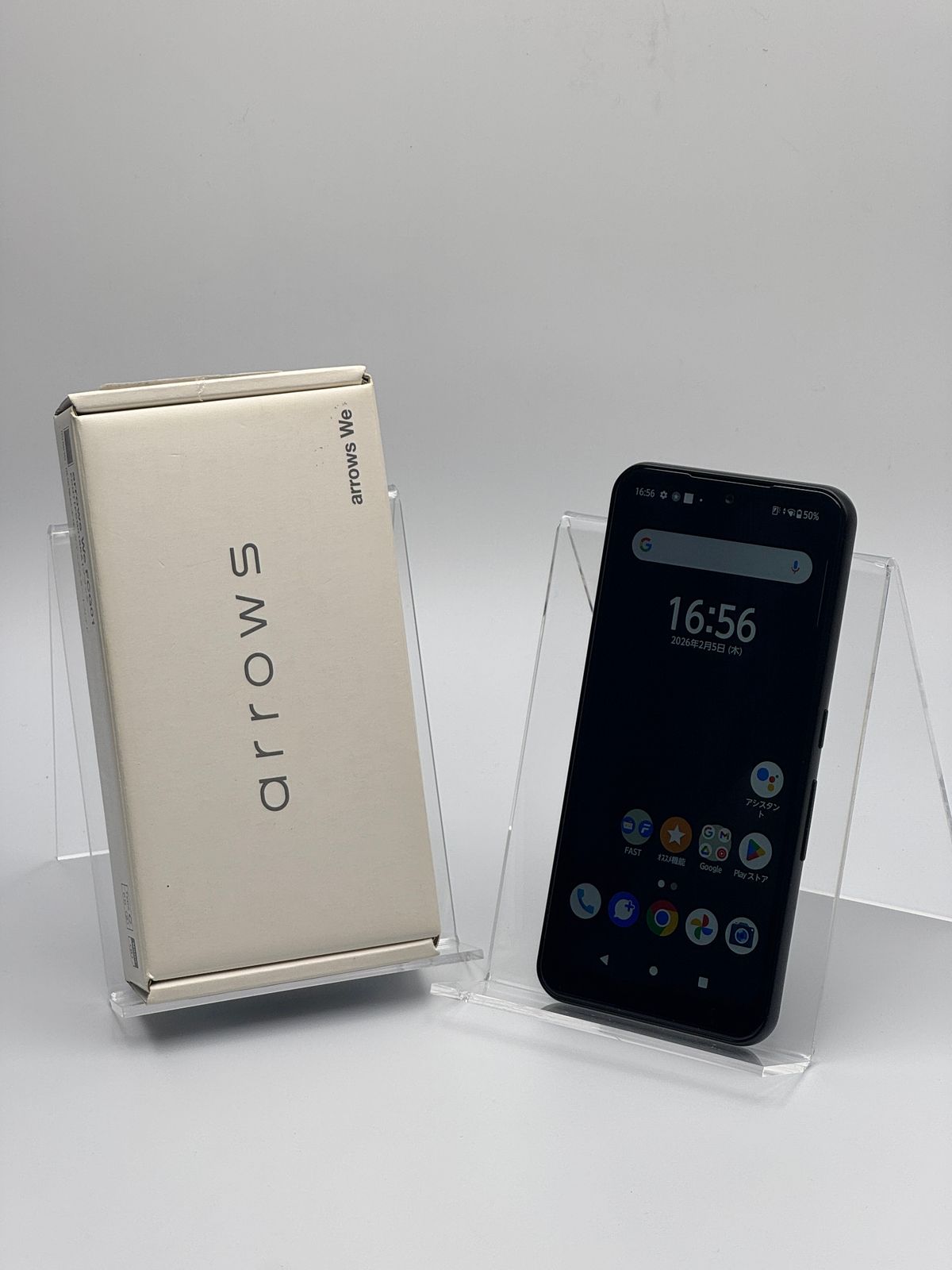 arrows We FCG01 ブラック SIMフリー 本体 スマートフォン・携帯電話