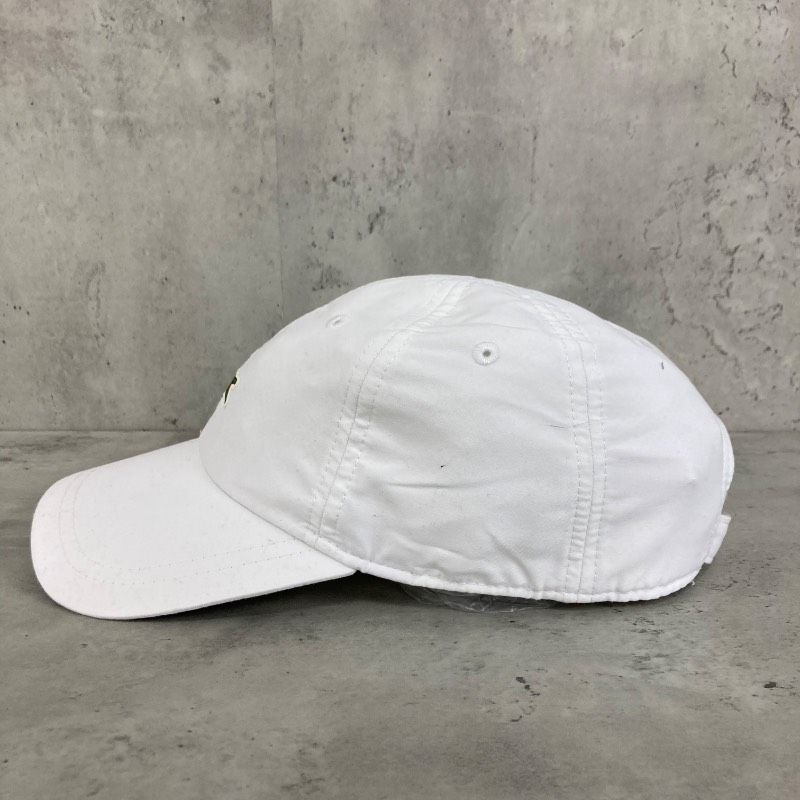 美品 LACOSTE SPORT ラコステスポーツ キャップ 帽子 ホワイト 白 ワニ