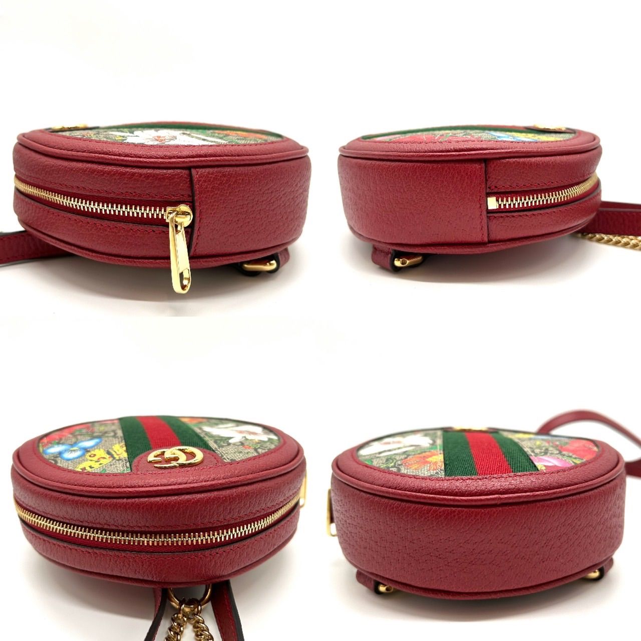 GUCCI グッチ GG フローラ バックパック レザー キャンバス レディース