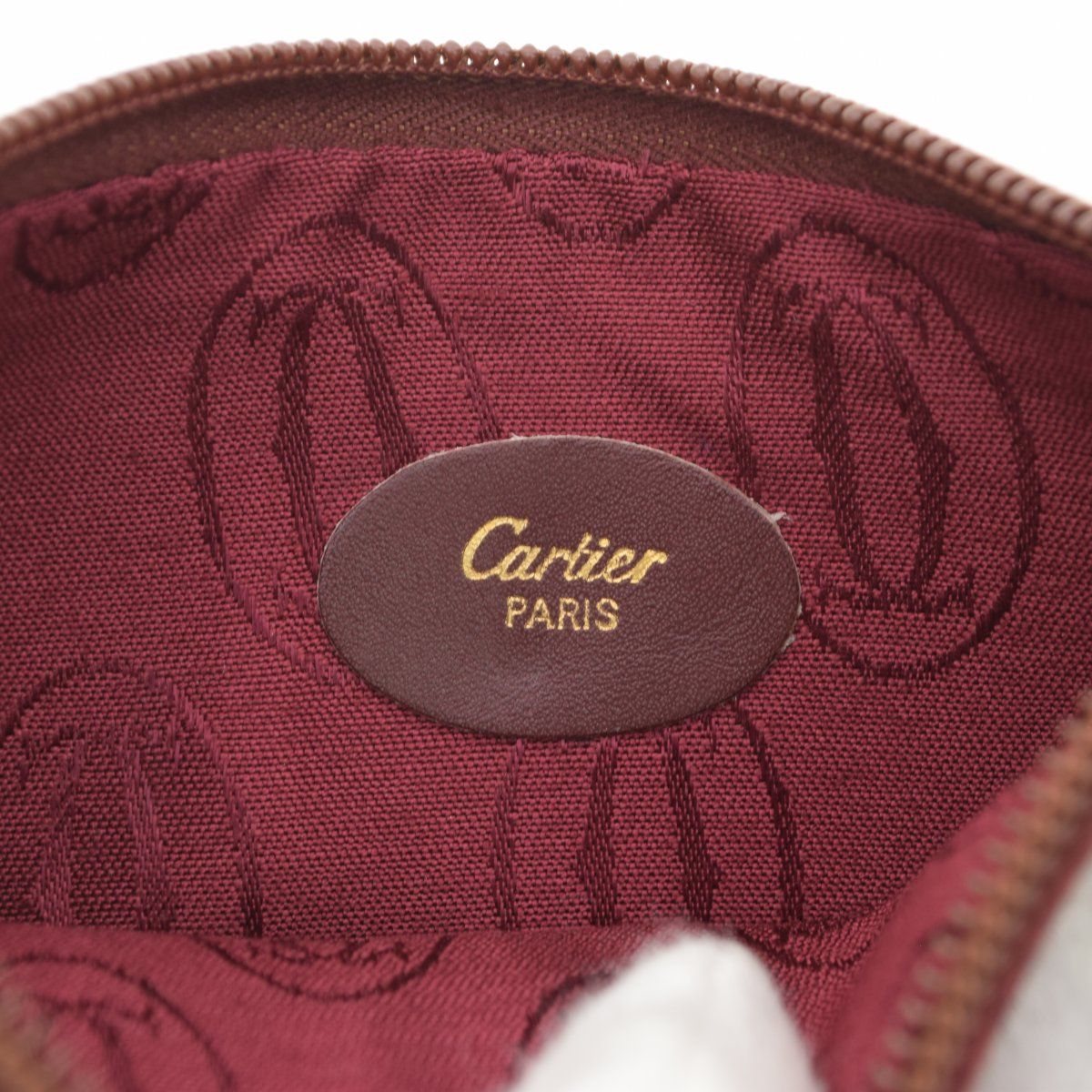 CARTIER】マストライン チェーンレザーポーチ - メルカリ