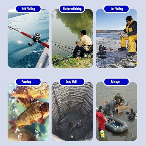 水中釣りドローン - 30 mケーブル 1080 P 4.3インチ 可視大画面ビデオ魚群探知機 ボート釣り用水中釣りカメラpo d 816047 c