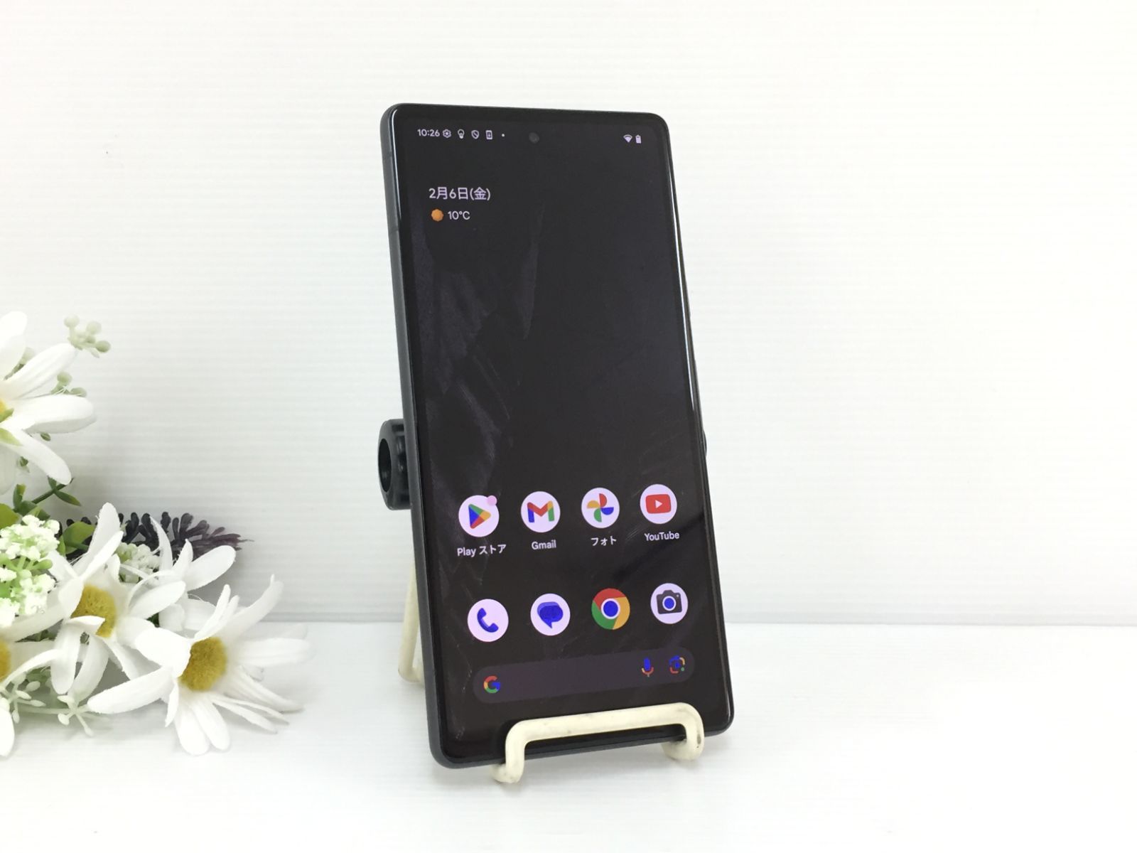美品】Google Pixel 7a 128GB Charcoal チャコール au 動作品-人気直売