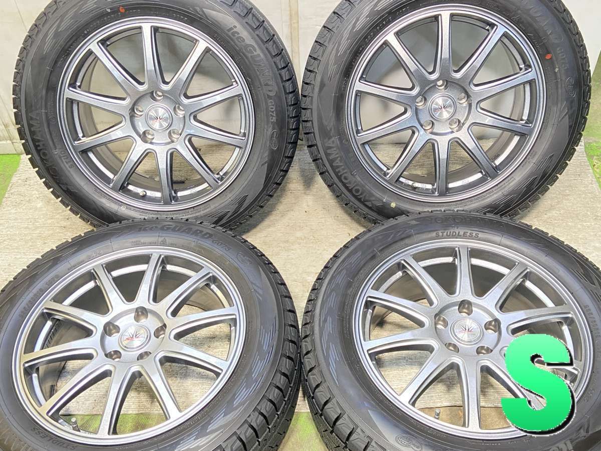 235/60R18 nヨコハマ アイスガード G075 n LOXARNY SPORT n18x7.5 38 