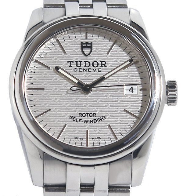 TUDOR チューダー グラマー デイト36 55000 0003 シルバー文字盤 自動巻き メンズ