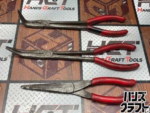  〇 スナップオン Snap-on 型番不明 プライヤー 3点セット ハンズクラフト佐賀 その他 プライヤー