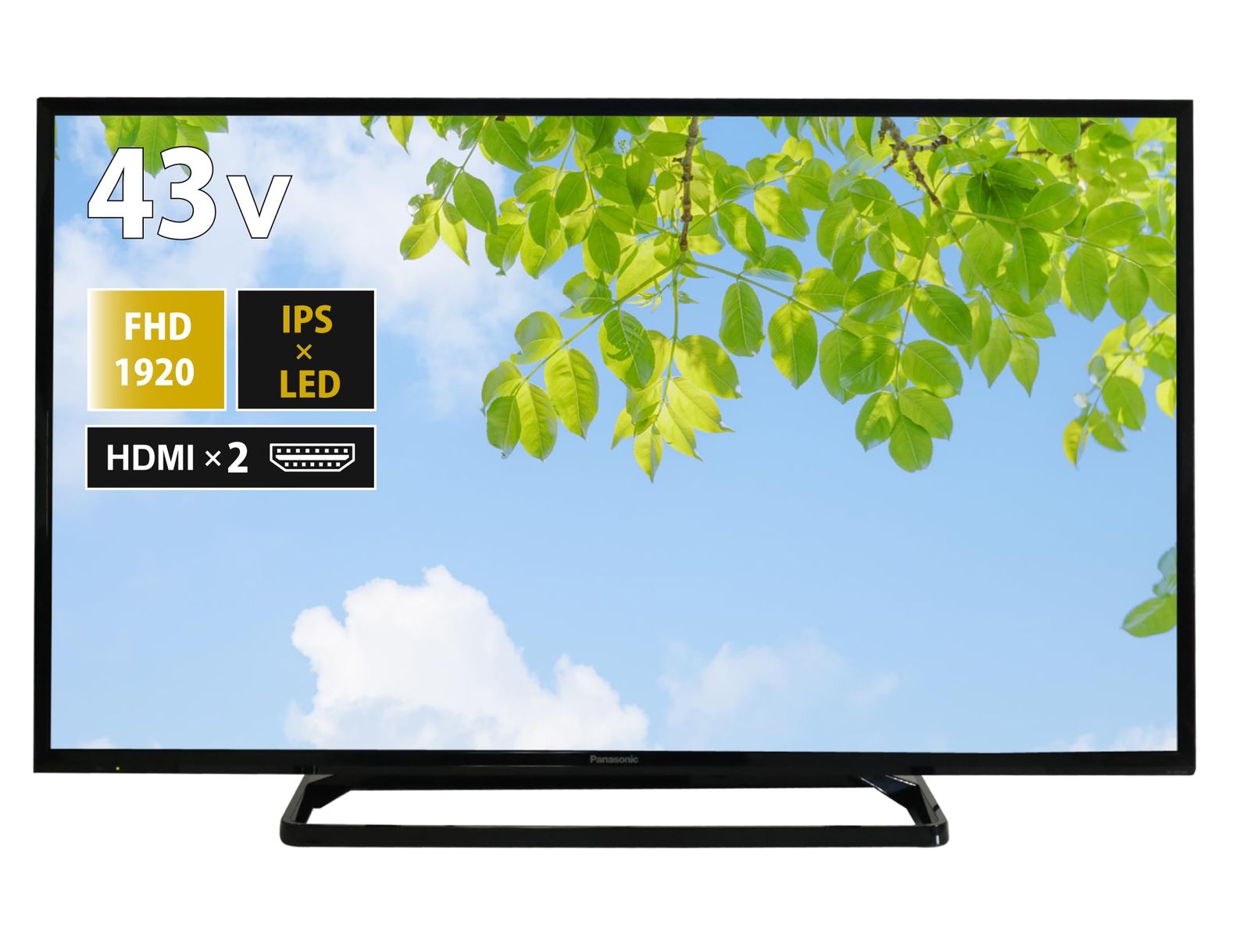 動作確認済】【中古】本体・リモコンのみ パナソニック 43V型 液晶