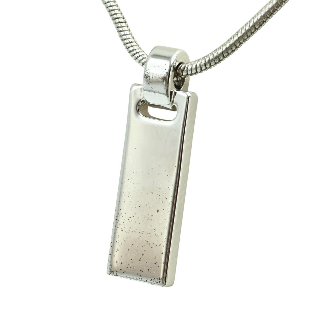 Christian Dior クリスチャンディオール ロゴプレート GP ネックレス