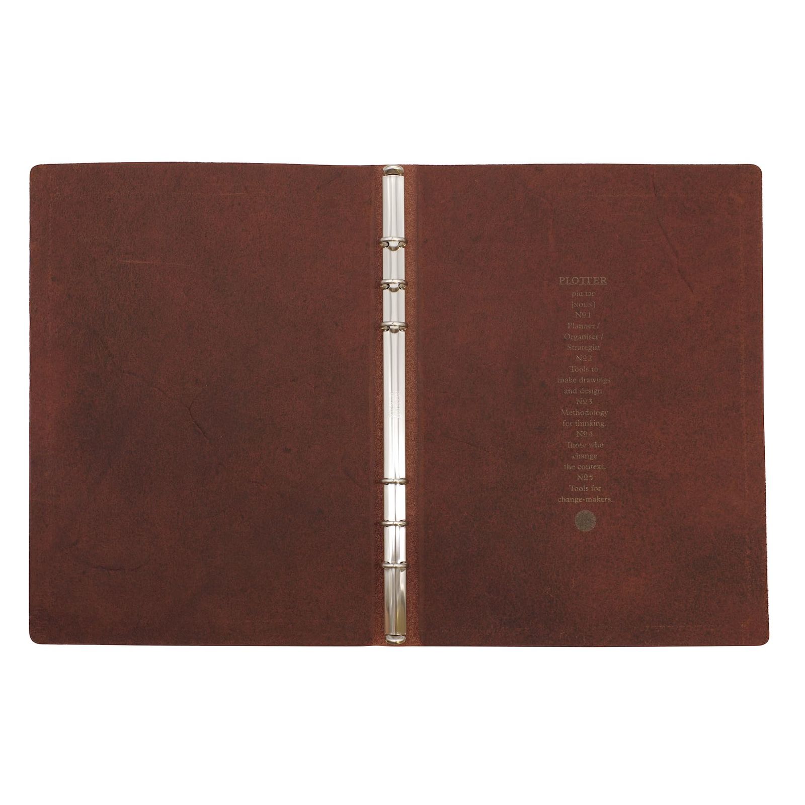 ＰＬＴ プエブロ ６穴リングレザー Ａ５ ＢＫ