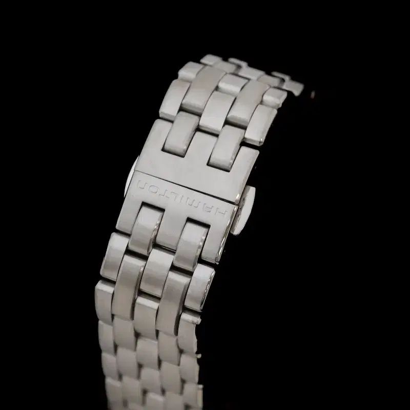  正規品 HAMILTON ハミルトン H327050 ジャズマスター オープンハート スチール グレー 42mm ホワイト系 自動巻き時計 腕時計(アナログ)