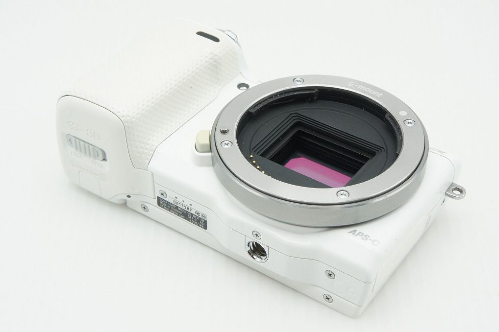 美品 SONY ソニー NEX-5R ボディ ミラーレス一眼カメラ ホワイト