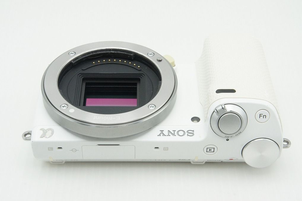 美品 SONY ソニー NEX-5R ボディ ミラーレス一眼カメラ ホワイト