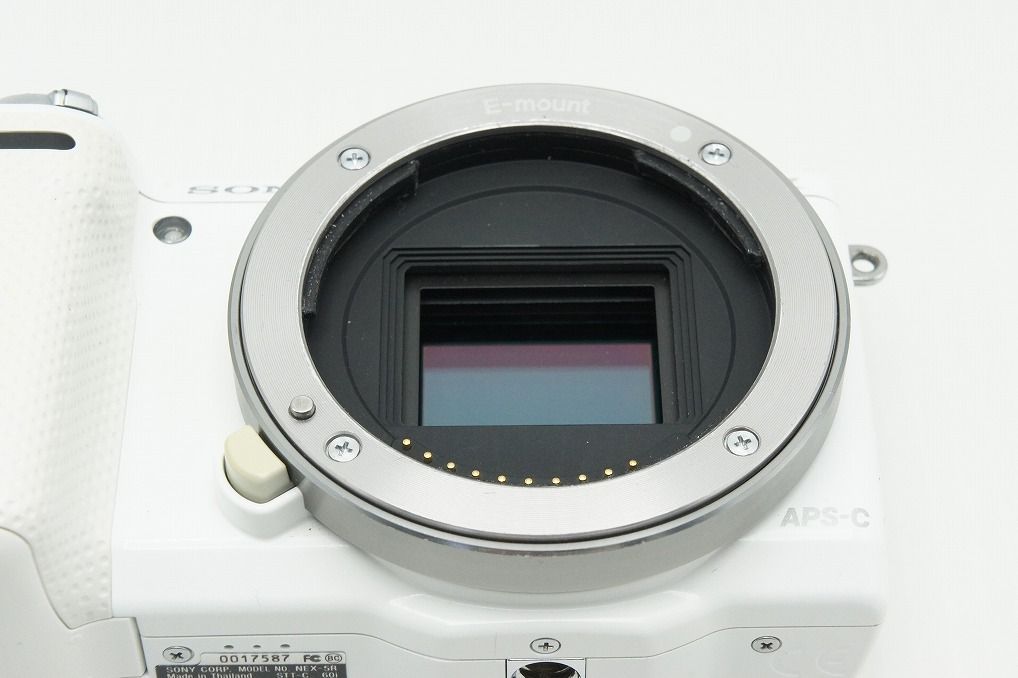美品 SONY ソニー NEX-5R ボディ ミラーレス一眼カメラ ホワイト