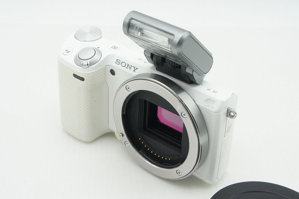 美品 SONY ソニー NEX-5R ボディ ミラーレス一眼カメラ ホワイト