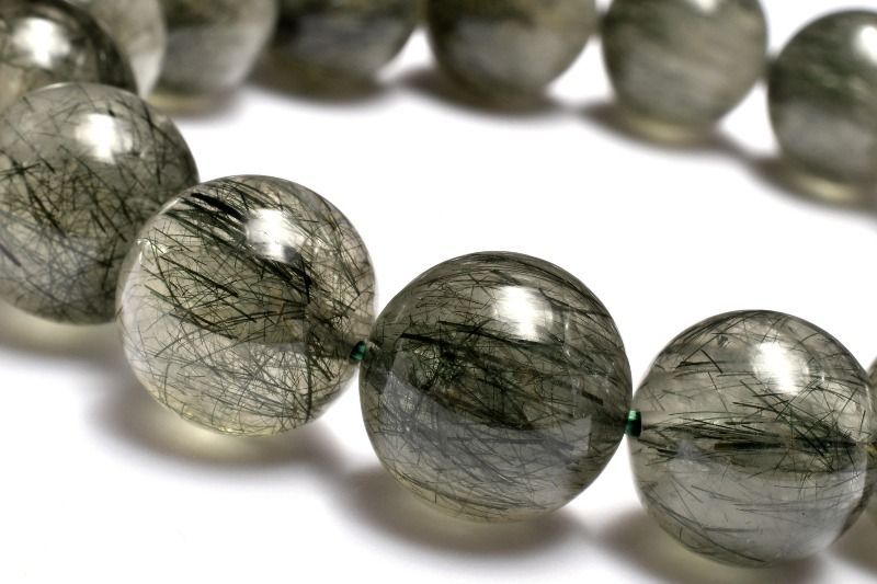 1点物】濃密内包 グリーンルチルクォーツ(アクチノライトインクォーツ