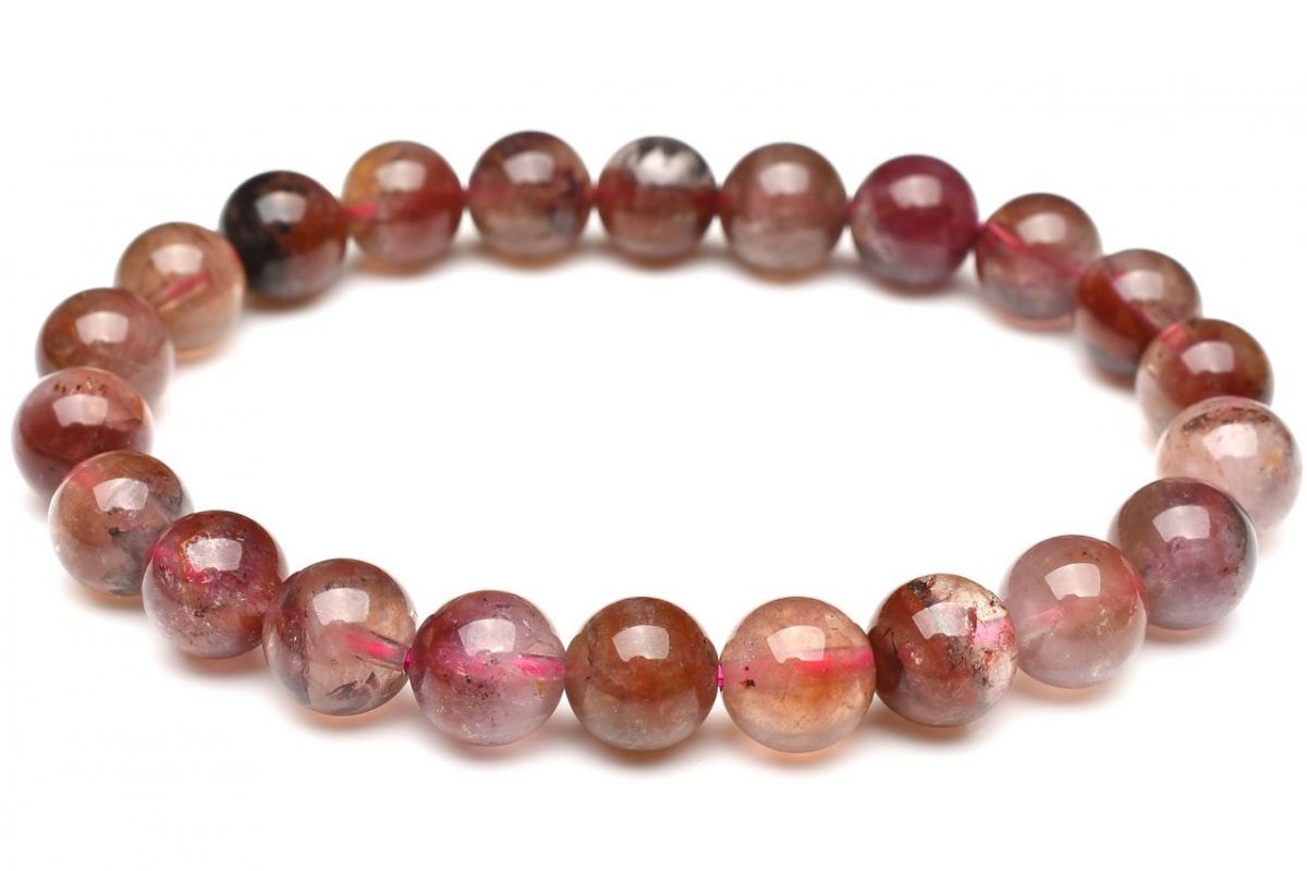 1点物】AAAカナダ産☆高発色 オーラライト23 8.5mm ブレスレット