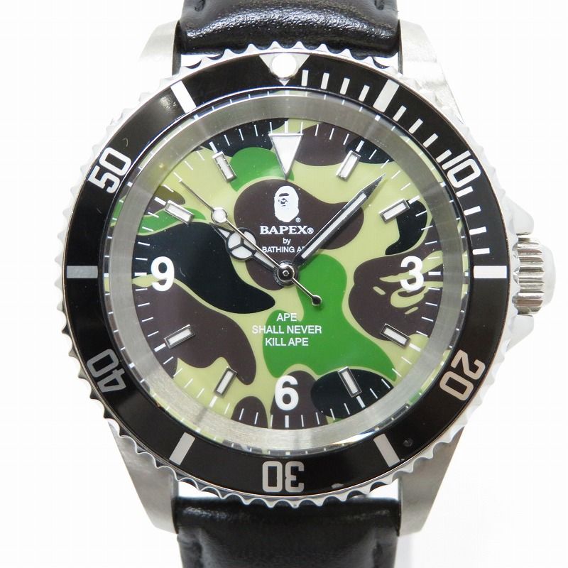 瀬戸大橋店】 中古 A BATHING APE | アベイシングエイプ 腕時計