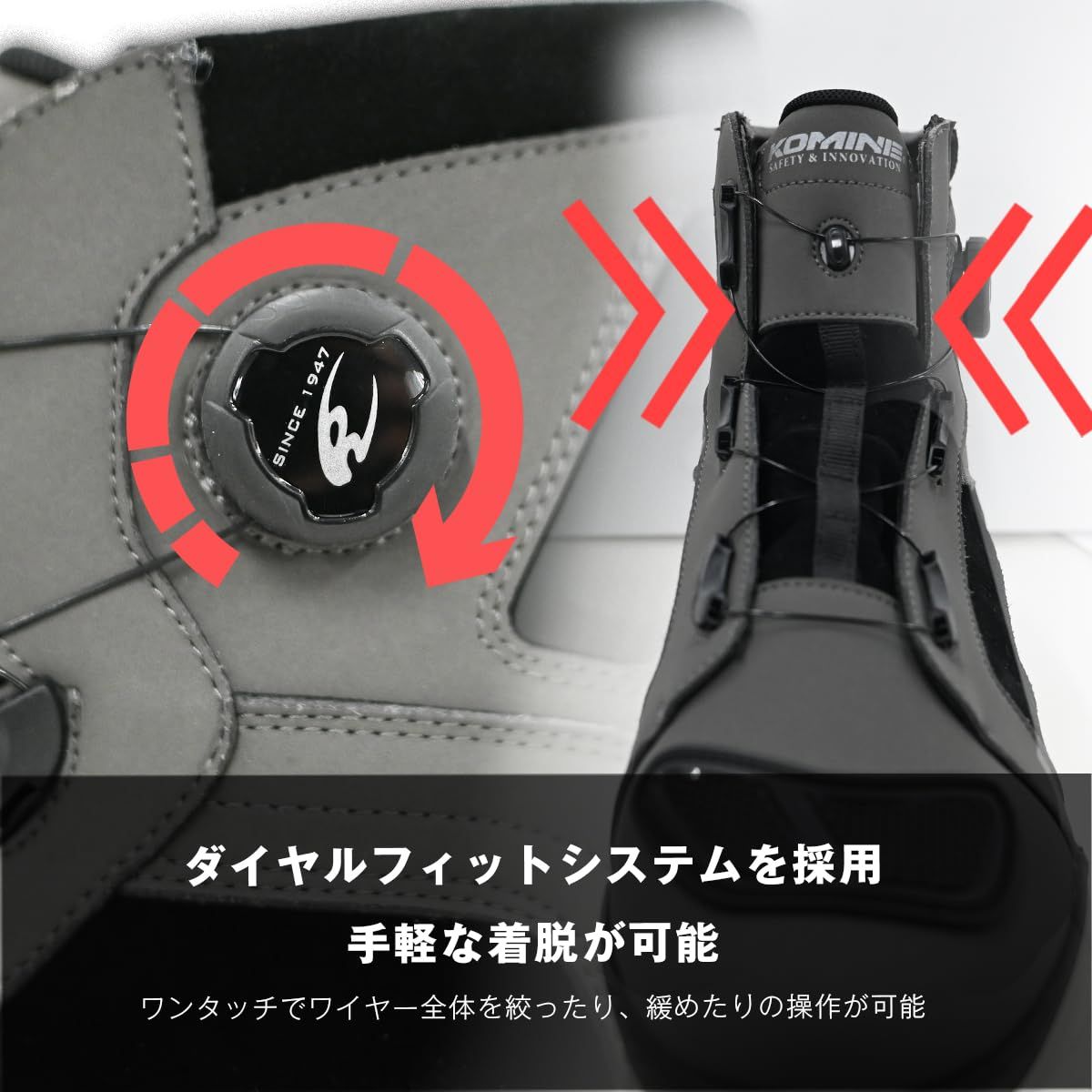 新品 コミネ(KOMINE) 2025モデル バイク用 05-300 BK-300 ダイヤル