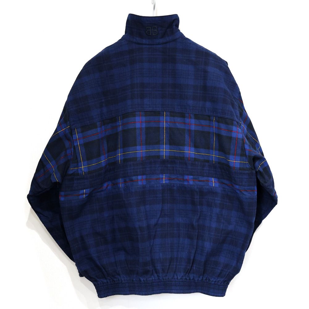 楠本質店/元住吉】バレンシアガ BALENCIAGA ブルーチェック フランネル 