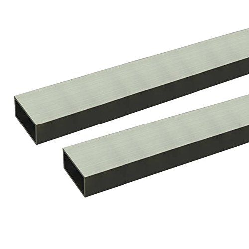 安田 アルミ角パイプ 2 m 2.0 x 30 50 mm シルバー 2本組