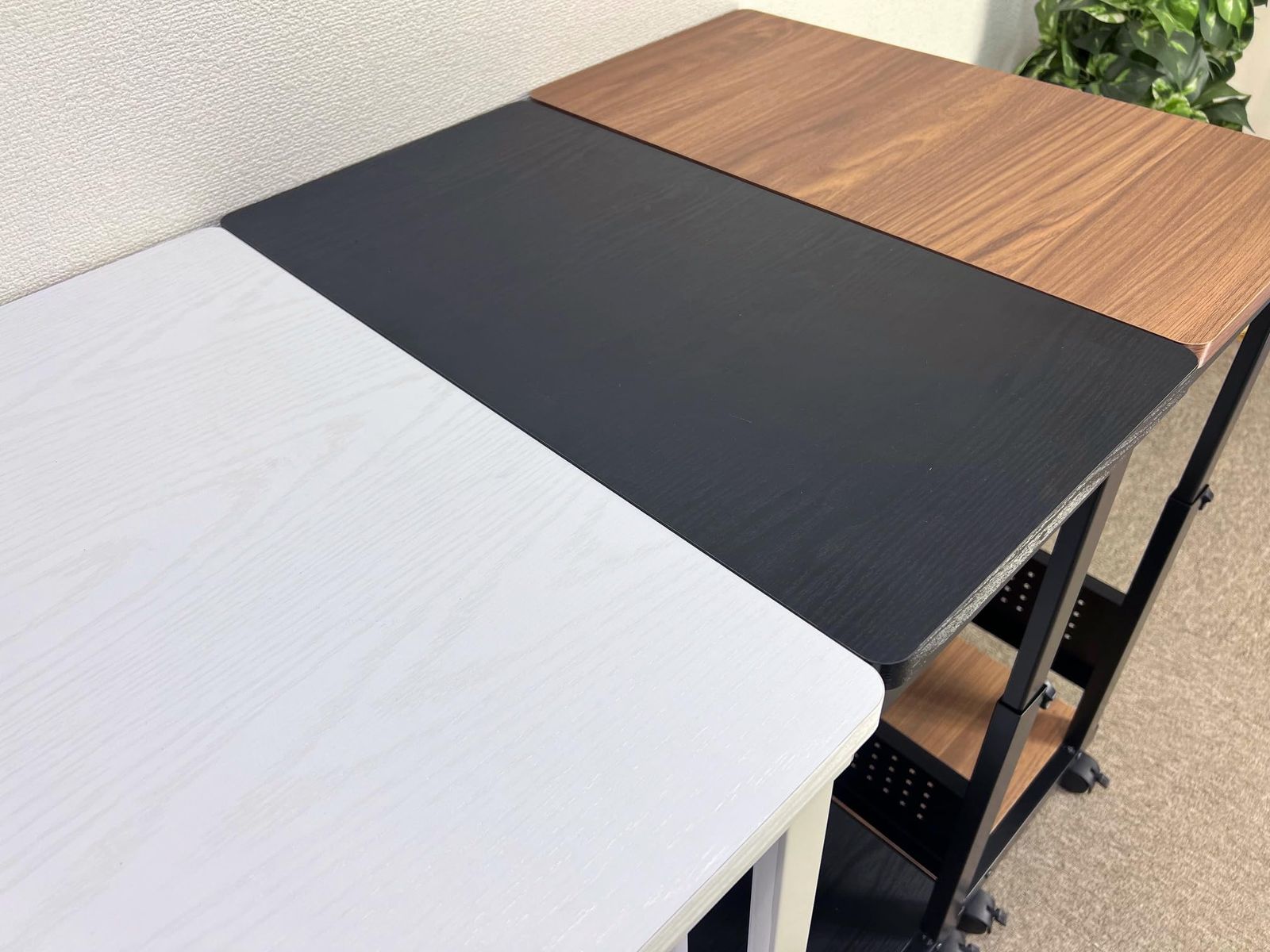  PJC-6001-BK 5 cm単位で上下昇降 60~80 cm ゲーミングPCワゴン サイドデスク L字デスク CPUワゴン パソコンワゴン 台車 DIY 工具