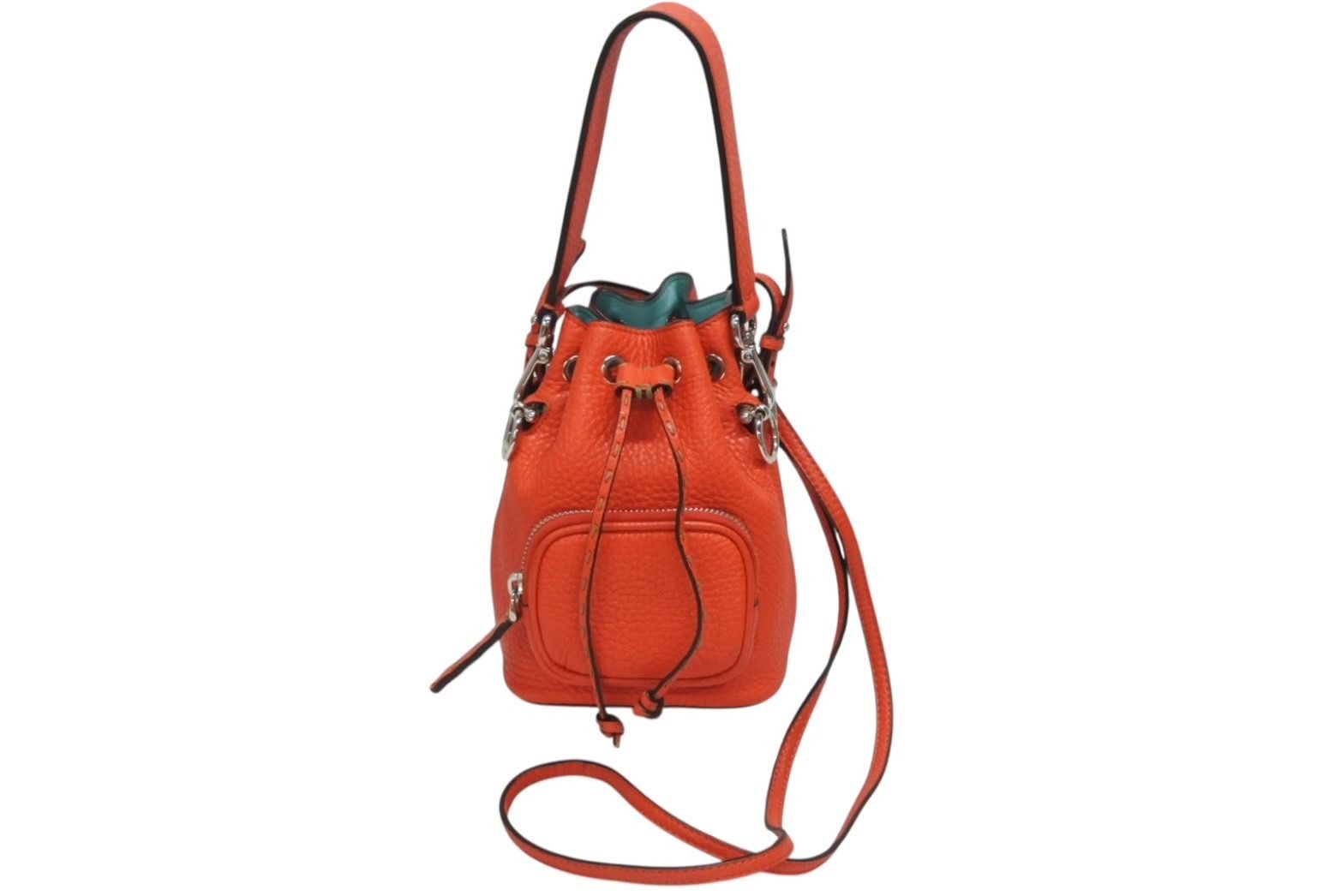 極美品 FENDI フェンディ モントレゾール ミニ 2WAYバッグ 