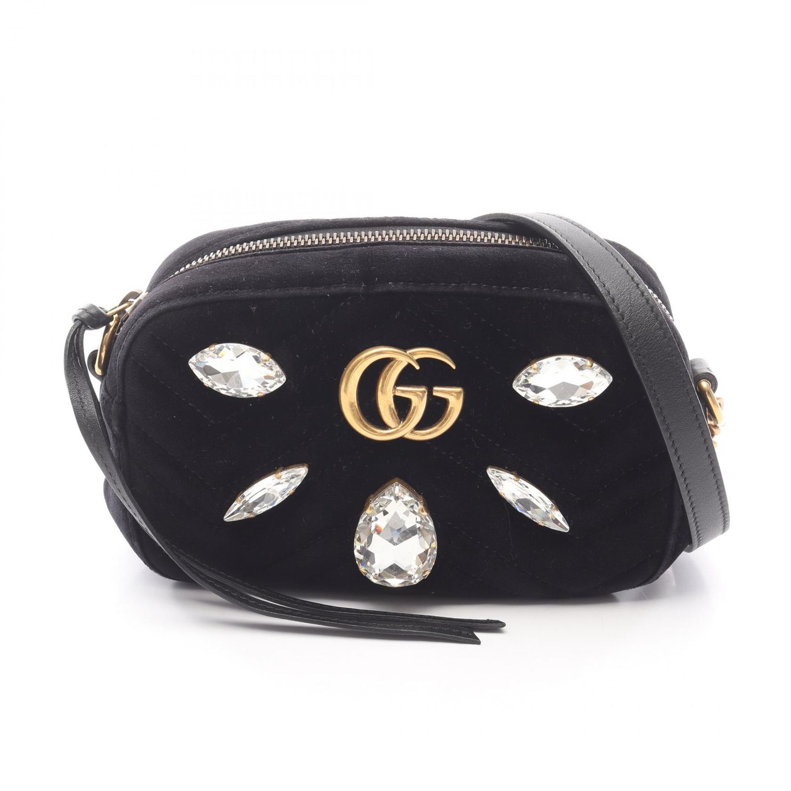GUCCI グッチ GGマーモント キルティング ミニバッグ ショルダーバッグ 