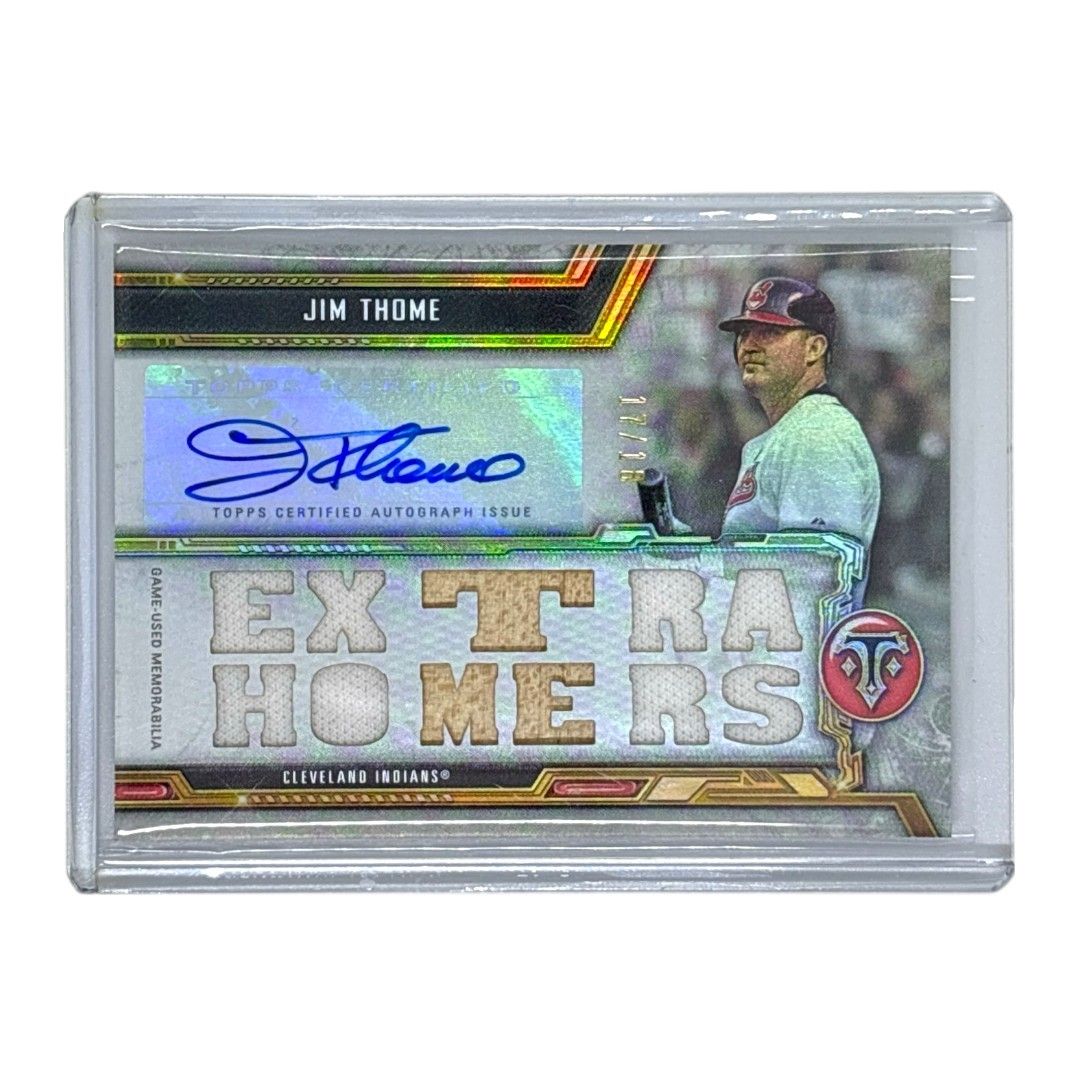 TOPPS MLBカード TRIPLE THREADS JIM THOME INDIANS 18 TTAR JT 1 IT