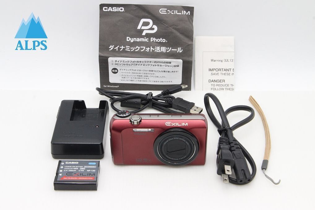 良品 CASIO カシオ EXILIM EX-H30 コンパクトデジタルカメラ レッド