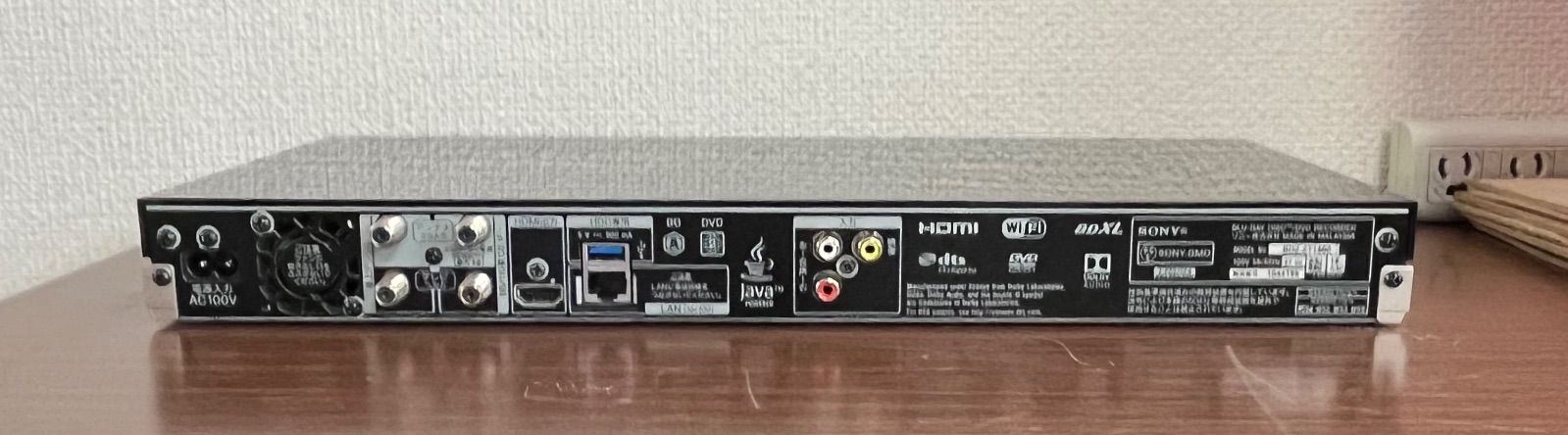 ジャンク品 SONY ブルーレイディスクレコーダー（型番 BDZｰZT1500