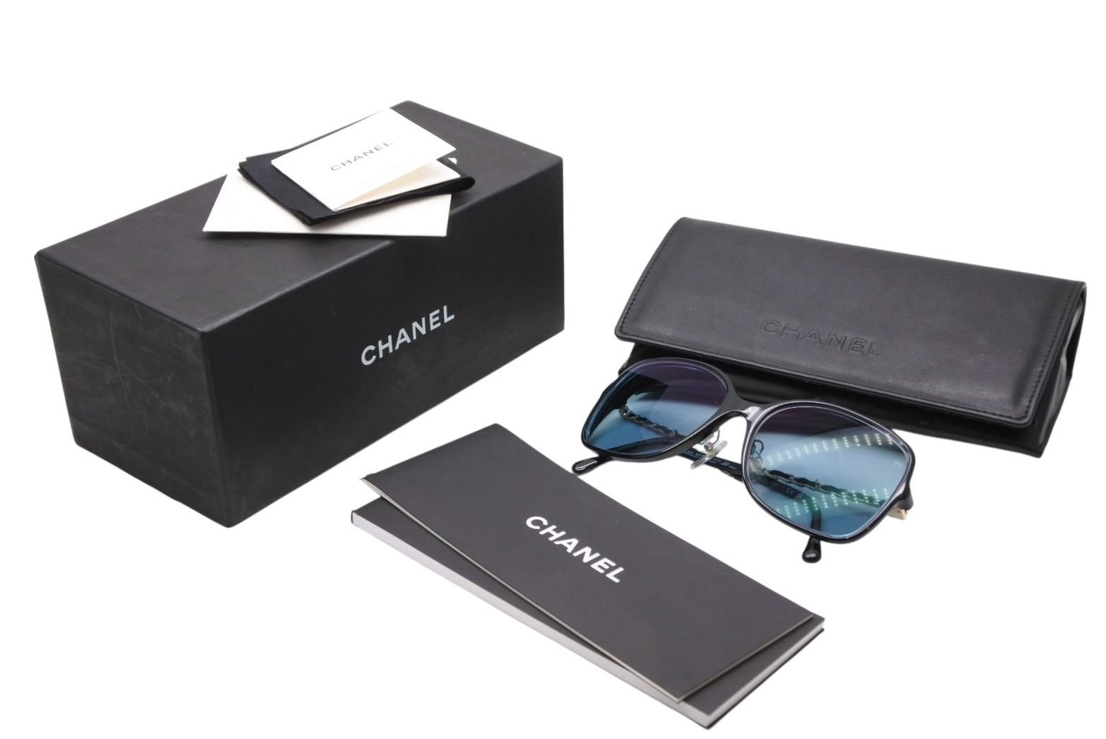 極美品 CHANEL シャネル 度入り眼鏡 アイウェア 5210-Q-A c.622/S4