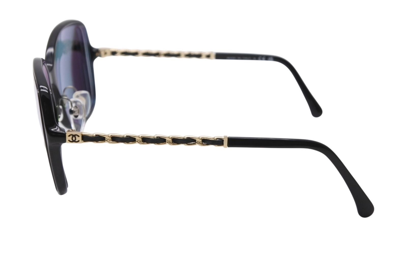 極美品 CHANEL シャネル 度入り眼鏡 アイウェア 5210-Q-A c.622/S4