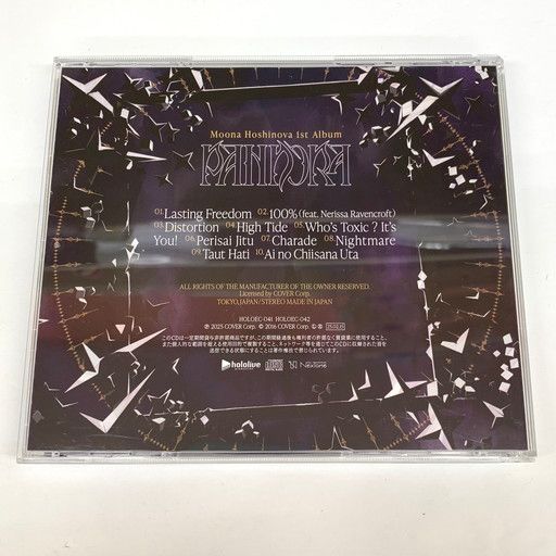 中古品】ホロライブ Moona Hoshinova 1st Album PANDORA 限定版 ムーナ