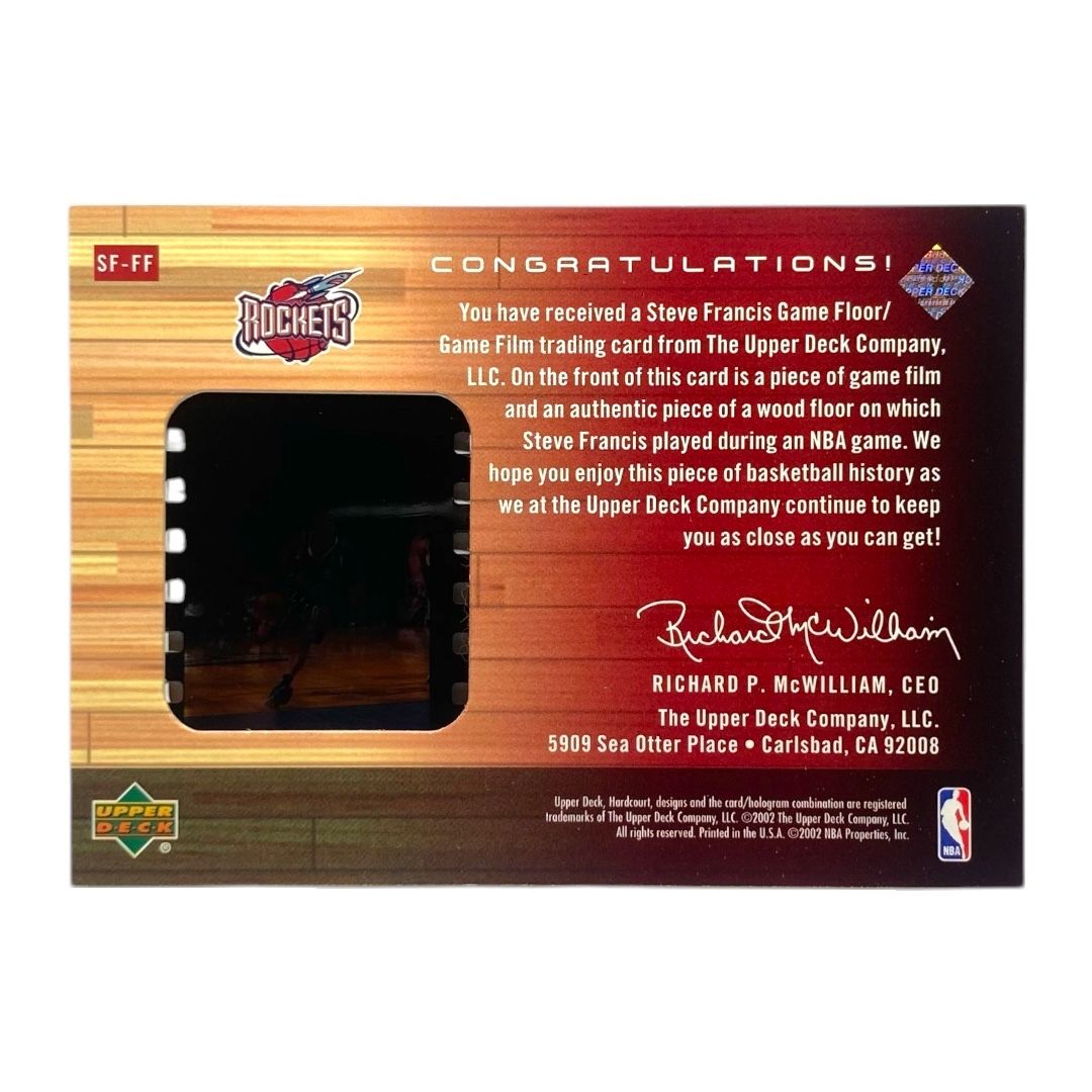 UPPER DECK NBAカード HARDCOURT UD GAME FLOOR GAME FILM STEVE