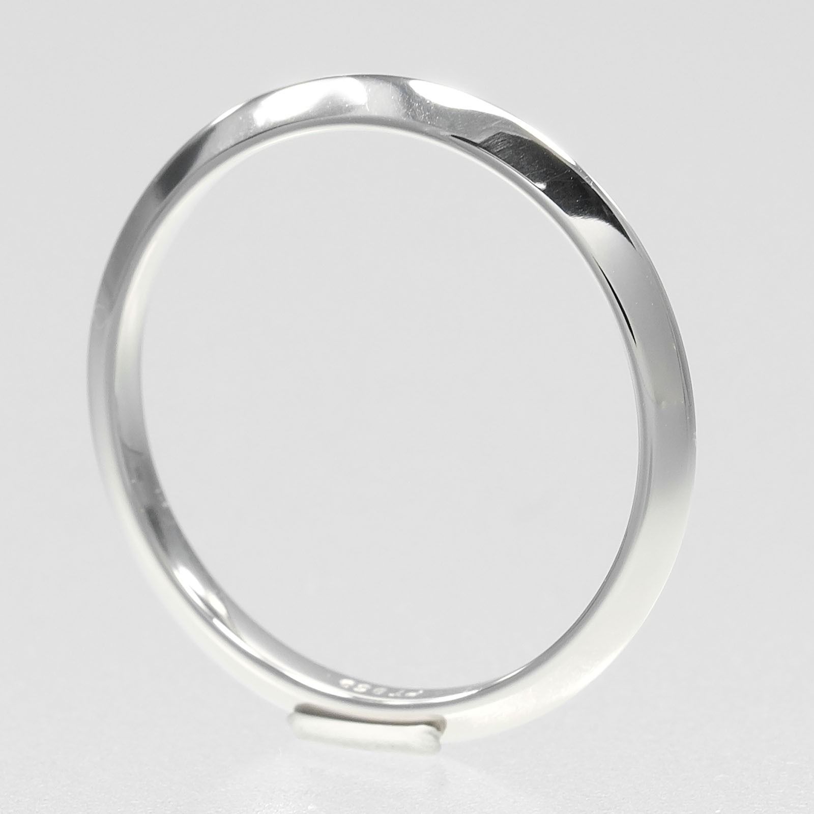 TIFFANY&Co.】ティファニー ナイフエッジ Pt950プラチナ 10号 