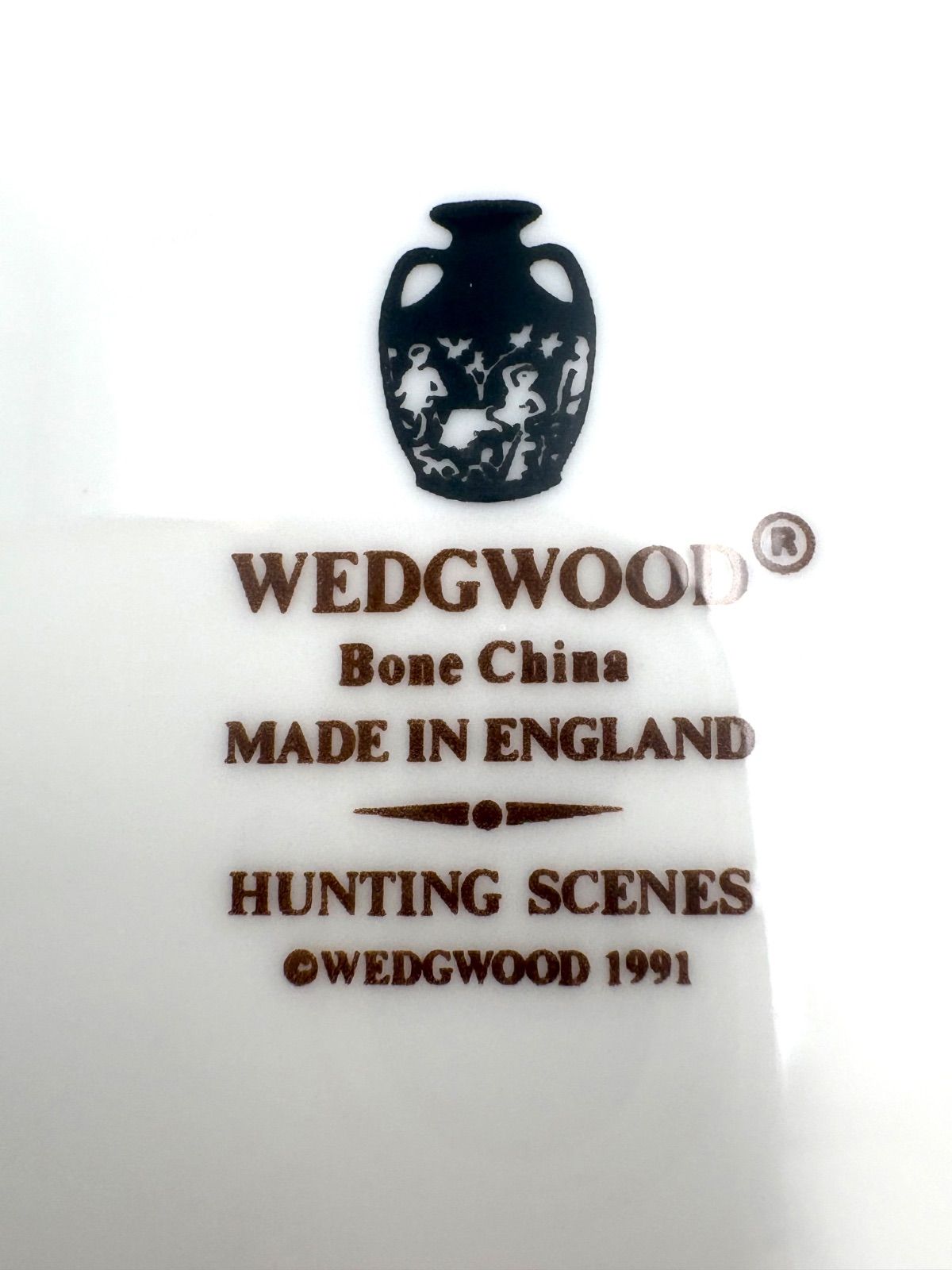 ハンティングシーン カップ-ソーサー