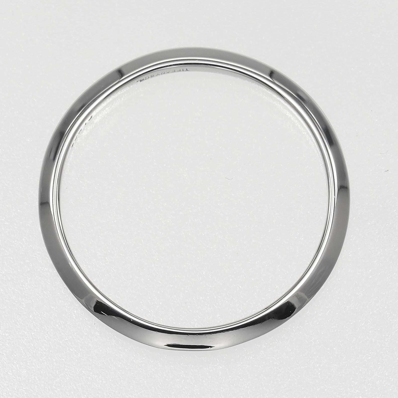 TIFFANY&Co.】ティファニー ナイフエッジ Pt950プラチナ 13号