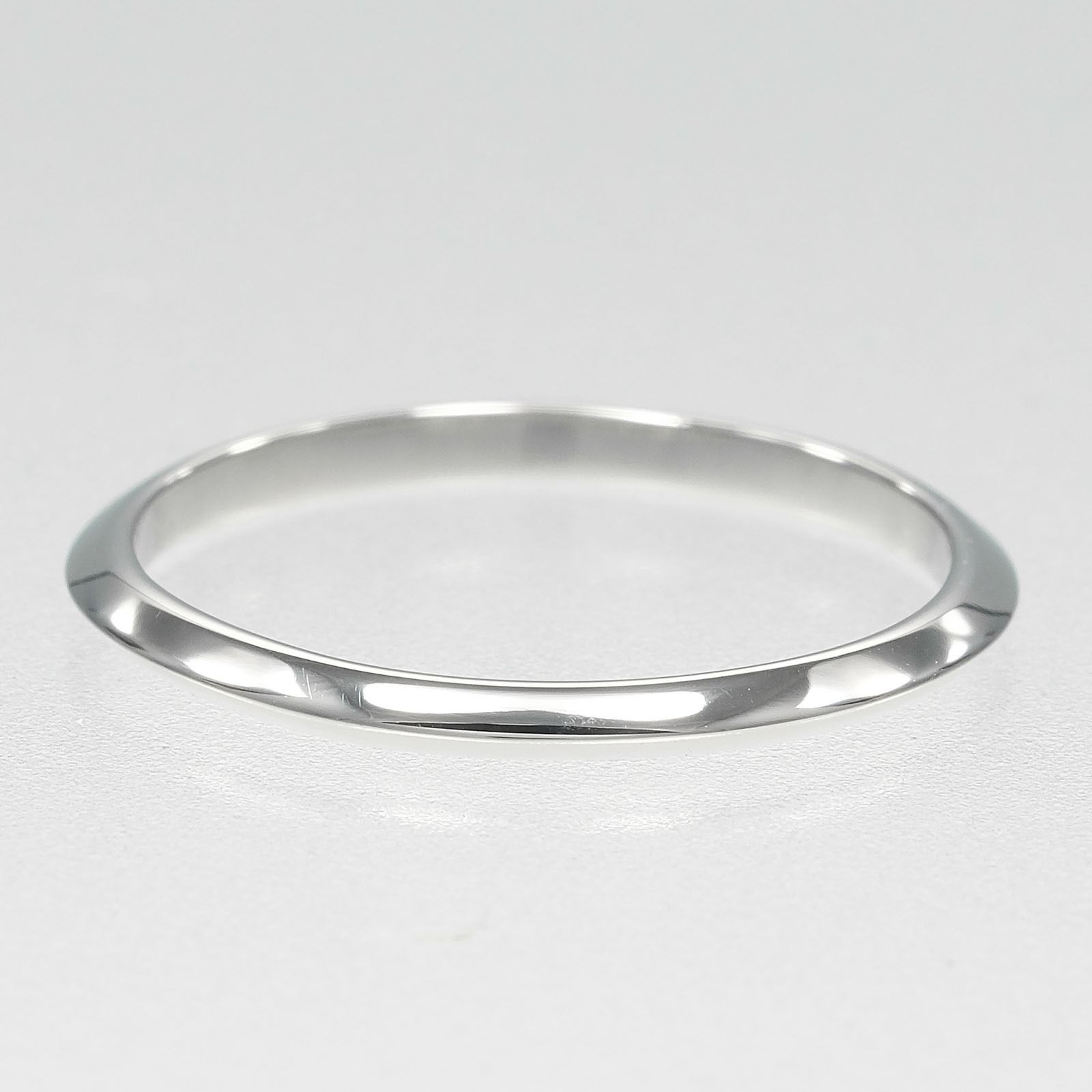 TIFFANY&Co.】ティファニー ナイフエッジ Pt950プラチナ 13号