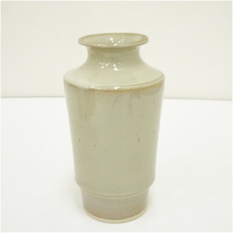 赤膚焼 三代 大塩昭山造 花器（共箱） 花瓶 生け花 花入れ おしゃれ