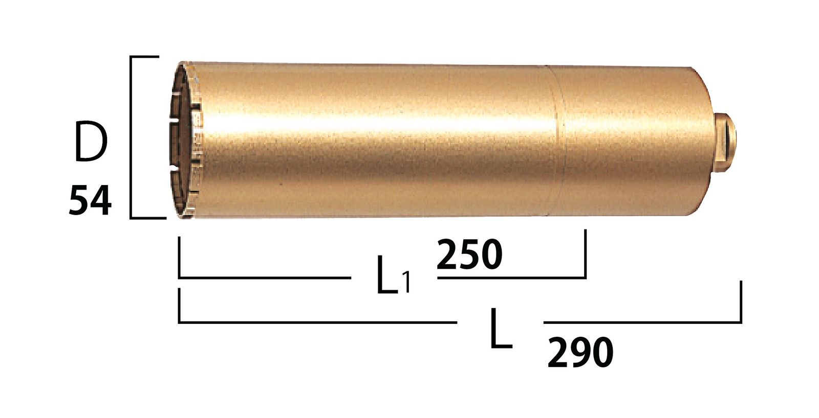 HiKOKI ハイコーキ ダイヤモンドコアビット 54 mm 2″ 波形タイプ 湿式 0031-2458