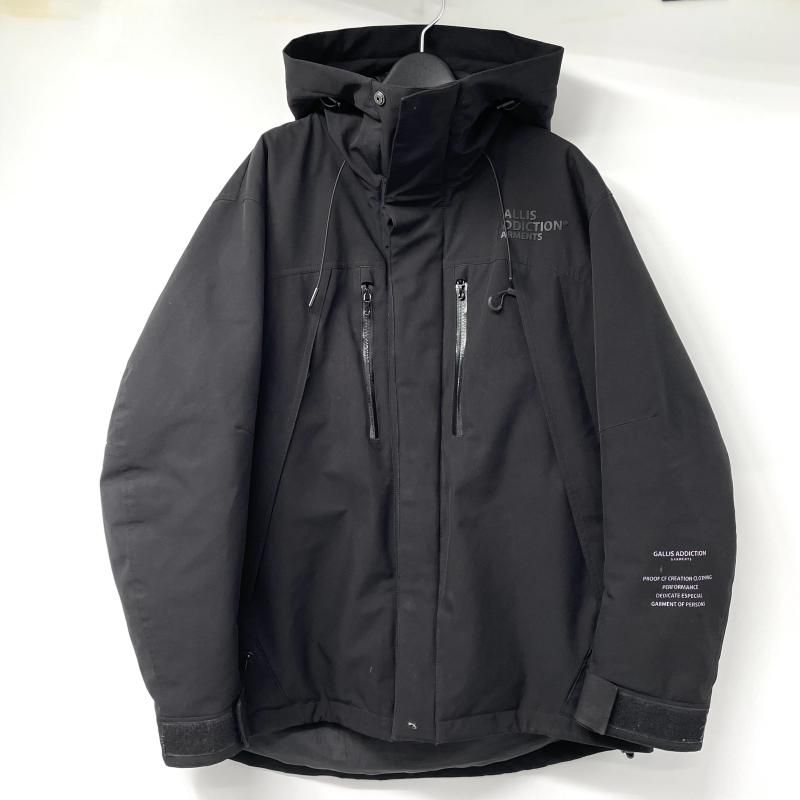 中古】△ボタン2つ無し gallis addiction ダウンジャケット サイズ3 