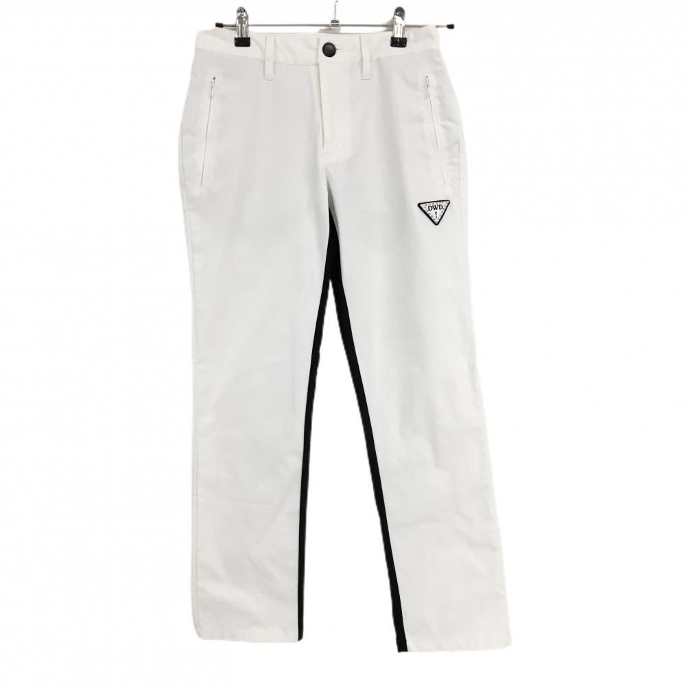 美品】ダンスウィズドラゴン パンツ 白 内腿切替 ストレッチ