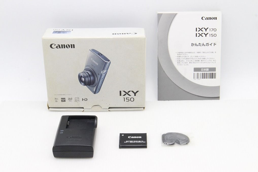 良品 Canon キヤノン IXY 150 コンパクトデジタルカメラ レッド 元箱付