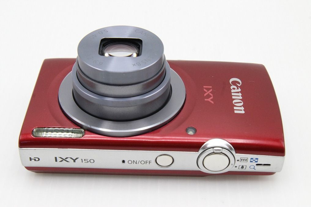 良品 Canon キヤノン IXY 150 コンパクトデジタルカメラ レッド 元箱付