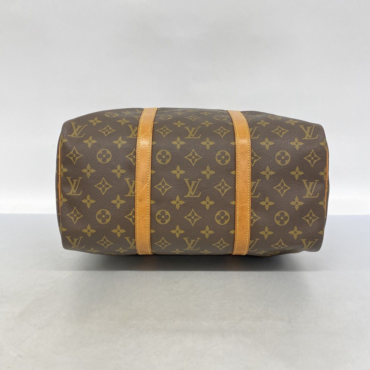 6ba0370】ルイヴィトン ボストンバッグ モノグラム サックスプール35