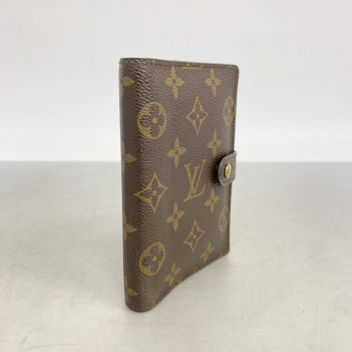 6 ba 0437 ルイヴィトン 手帳カバー モノグラム アジェンダPM R 20005 ブラウン メンズ レディース ユニセックス