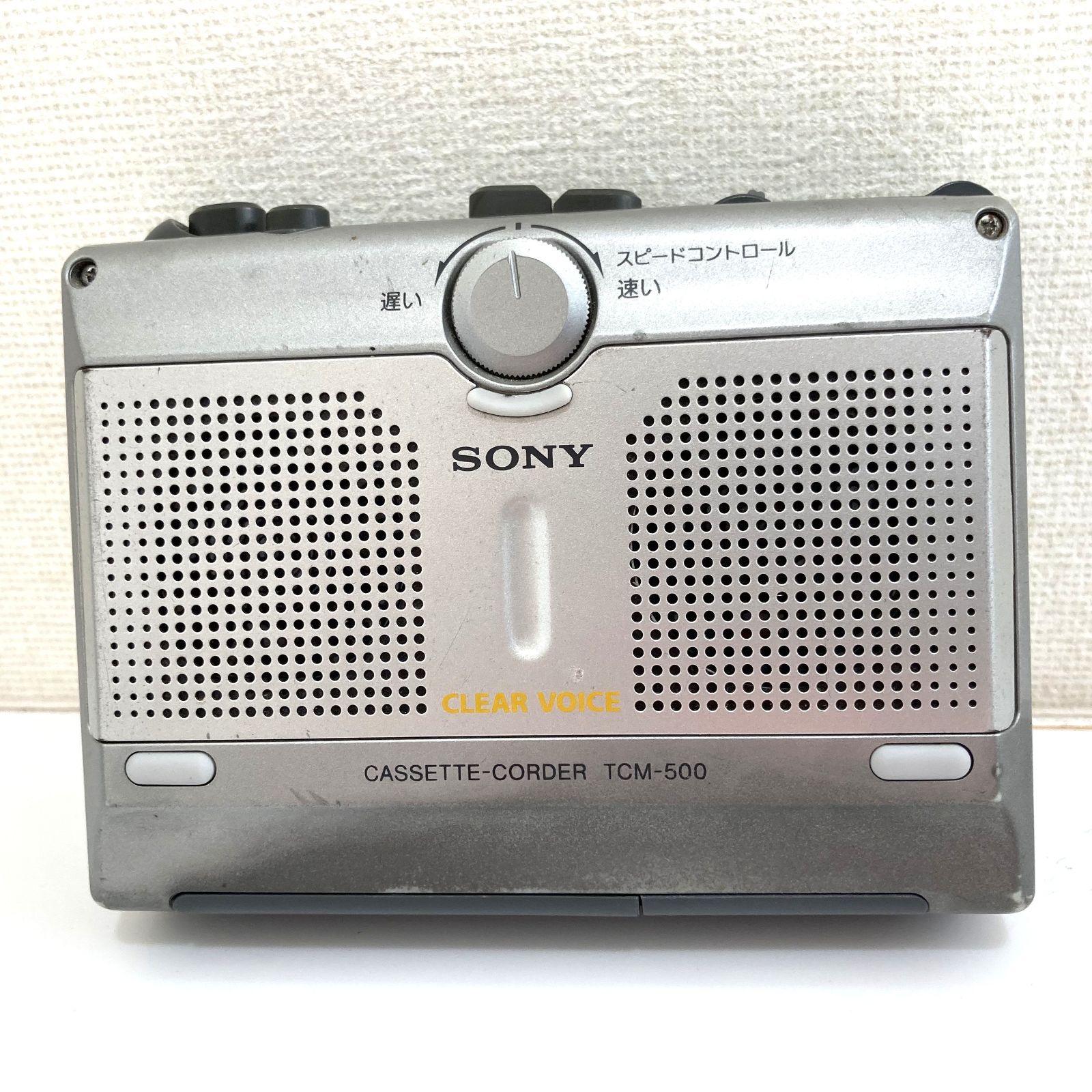 ジャンク品】SONY ソニー カセットコーダー TCM-500（本体のみ