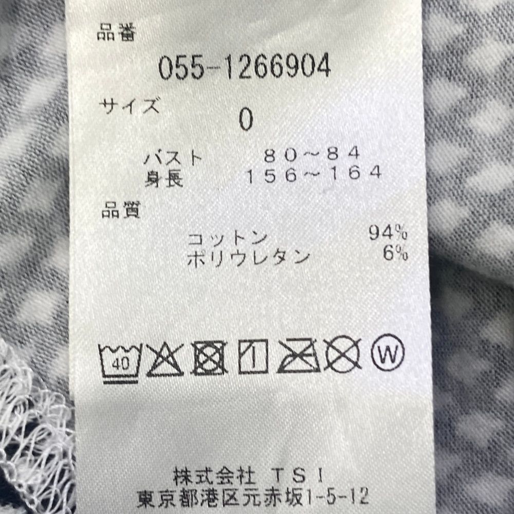 サイズ：0 PEARLY GATES パーリーゲイツ ハイネック 長袖Tシャツ