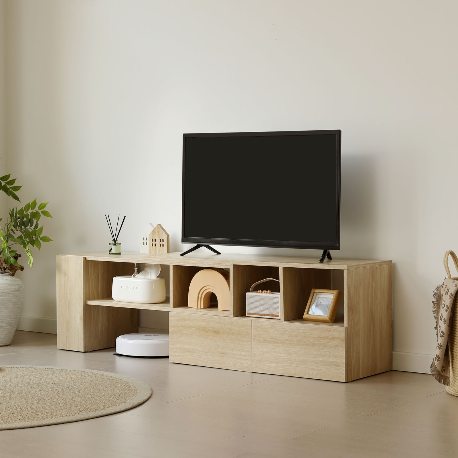 再入荷済｜テレビ台 ローボード 収納 伸縮自由 幅95～169cm テレビ 