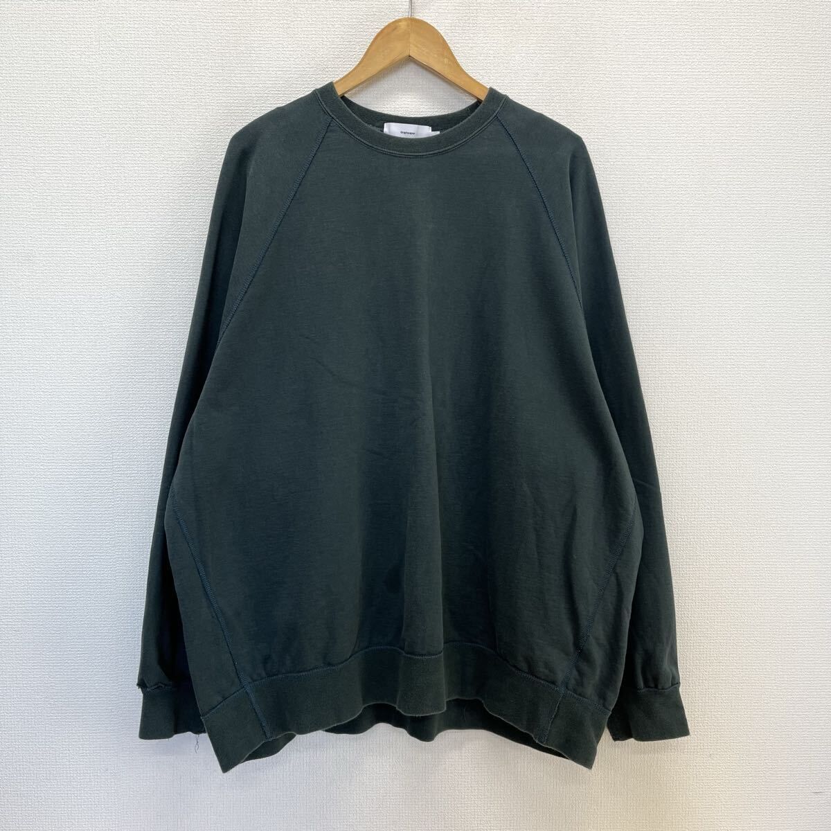 Graphpaper グラフペーパー GM233-70142 Ultra Compact Terry Crew 